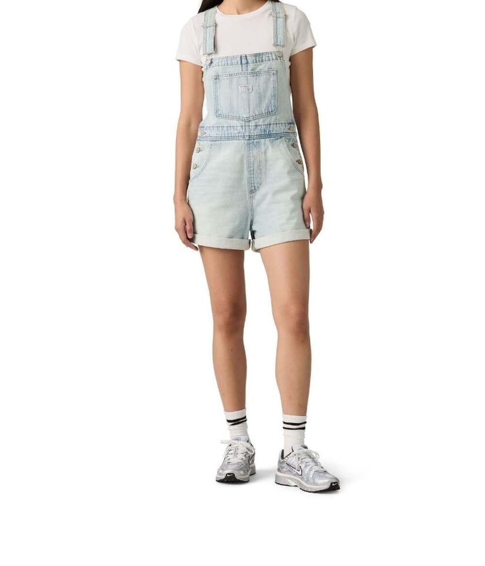 Levi's Vintage Denim Shortalls Overalls Shorts Clean Sweep